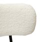 Hearth and Haven Side Chair with White Cushion in Black (Set of 2), , large