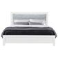 Global Furniture USA Luccia King Bed with LED in White, , large