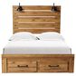 Ashley Pasklyn 3-Piece King Bedroom Set in Rich Honey Brown, , large