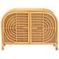 Baxton Studio Ovalet 2-Door Rattan Sideboard in Natural Brown, , large