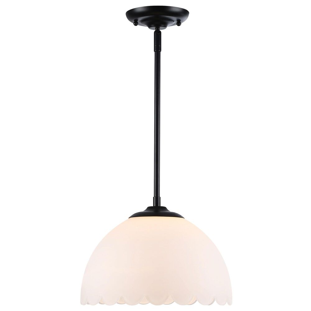 Golden Lighting Dorinda 1-Light Pendant in Matte Black, , large