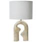 Creative Coop Sydney Abstract Table Lamp in Distressed Natural, , large