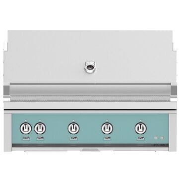 Hestan 42" Built-In Liquid Propane Grill in Bora Bora Turquoise, , large