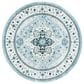 Safavieh Isabella ISA936M 6"7" Round Light Blue and Cream Area Rug, , large