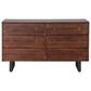Home Trends & Design Aspen 4-Piece Queen Bedroom Set in Walnut Brown and Antique Zinc, , large