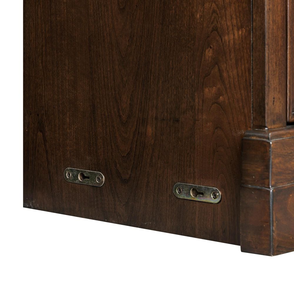 Riva Ridge Arlington Display Cabinet in Classic Brown, , large