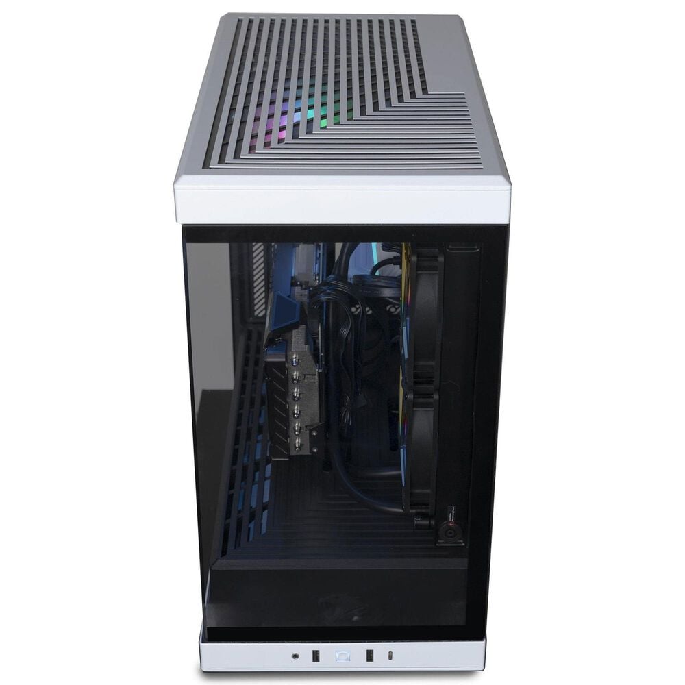 iBUYPOWER Y40 Pro Gaming PC Desktop | Intel Core i9 14900F - 32GB RAM - NVIDIA GeForce RTX 5080 Graphics - 2TB SSD in Black and White, , large