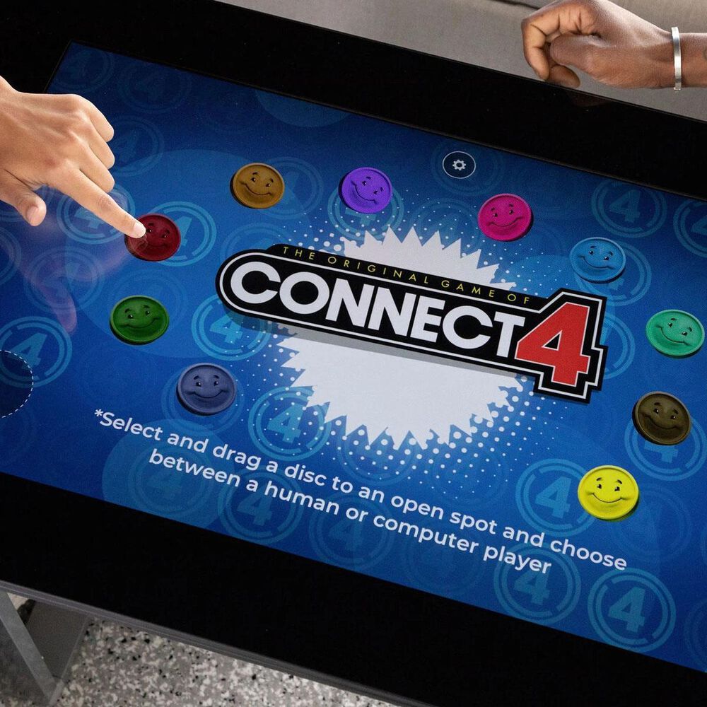 Arcade1up 32&quot; Screen Infinity Game Table in Black, , large