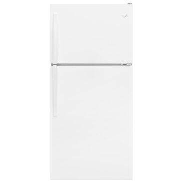 Whirlpool 18.2 Cu. Ft. Top Freezer Refrigerator with Ice Maker in White, , large