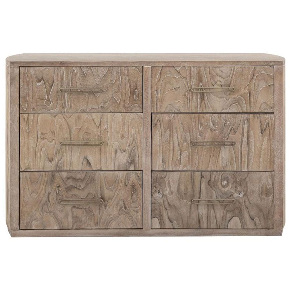 Fallridge Balam 6-Drawer Dresser Only in Stained White, , large