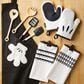 Meyer Monochrome 2-Piece Spatula and Spoonula Set in Black and White, , large