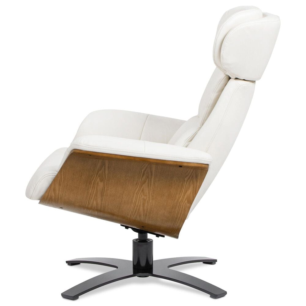 Jennifer Taylor Home Jovan Manual Recliner Lounge Chair in Porcelain White, , large