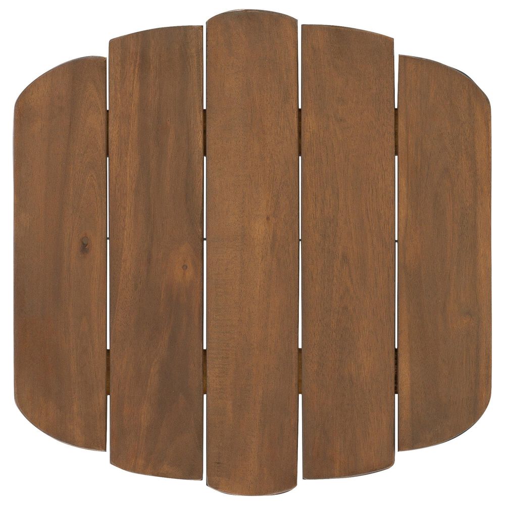 Linon Home Decor Adirondack End Table in Brown, , large