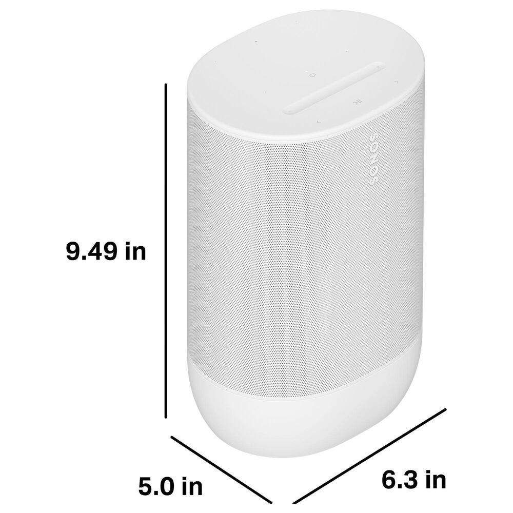 SONOS Arc Ultra Soundbar with Move 2 Portable Speaker in White, , large
