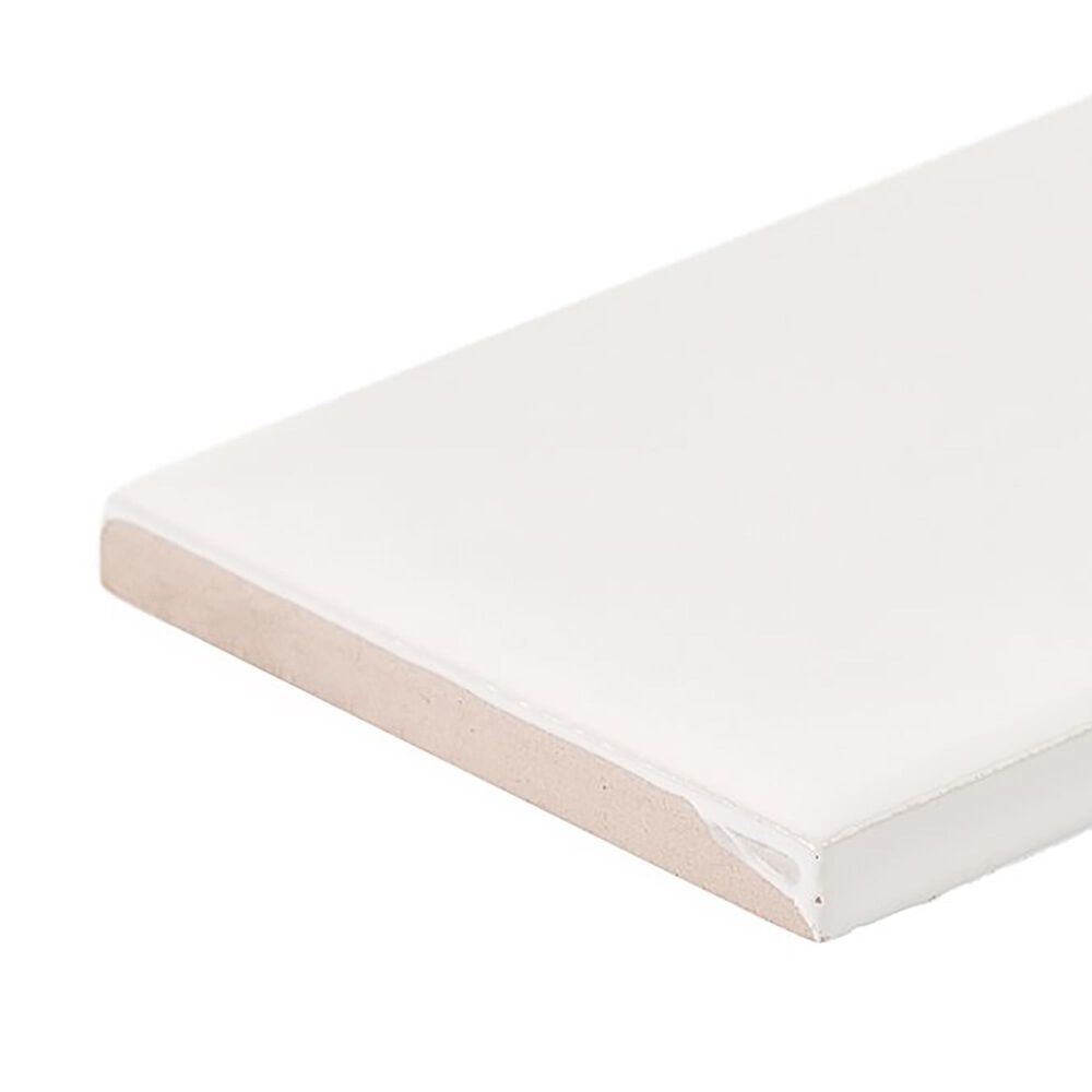 Soho Studio Vian White 2&quot; x 10&quot; Ceramic Tile, , large