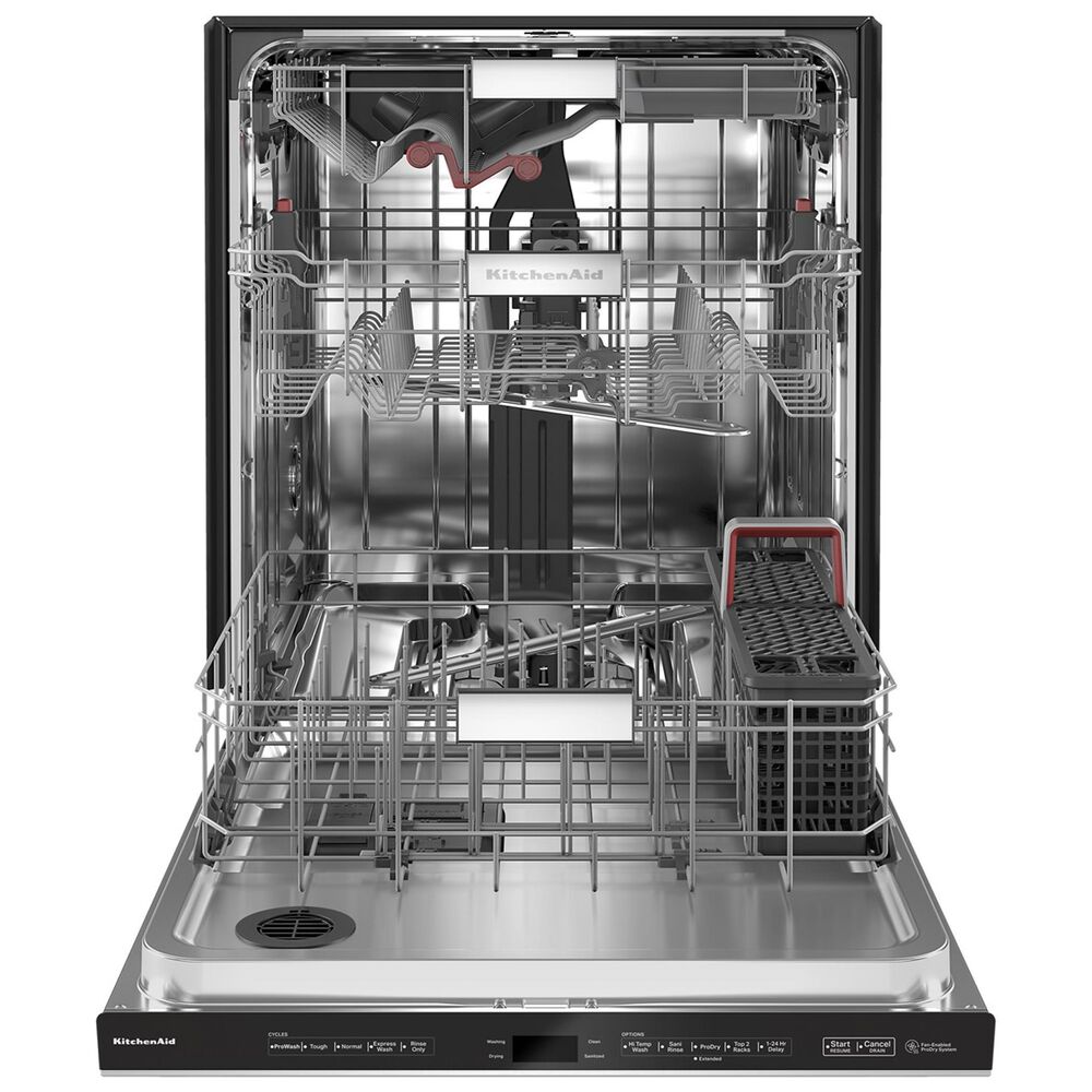 KitchenAid 24&quot; Built-In Pocket Handle Dishwasher with FreeFlex 3rd Rack and Top Control in PrintShield Stainless Steel, , large
