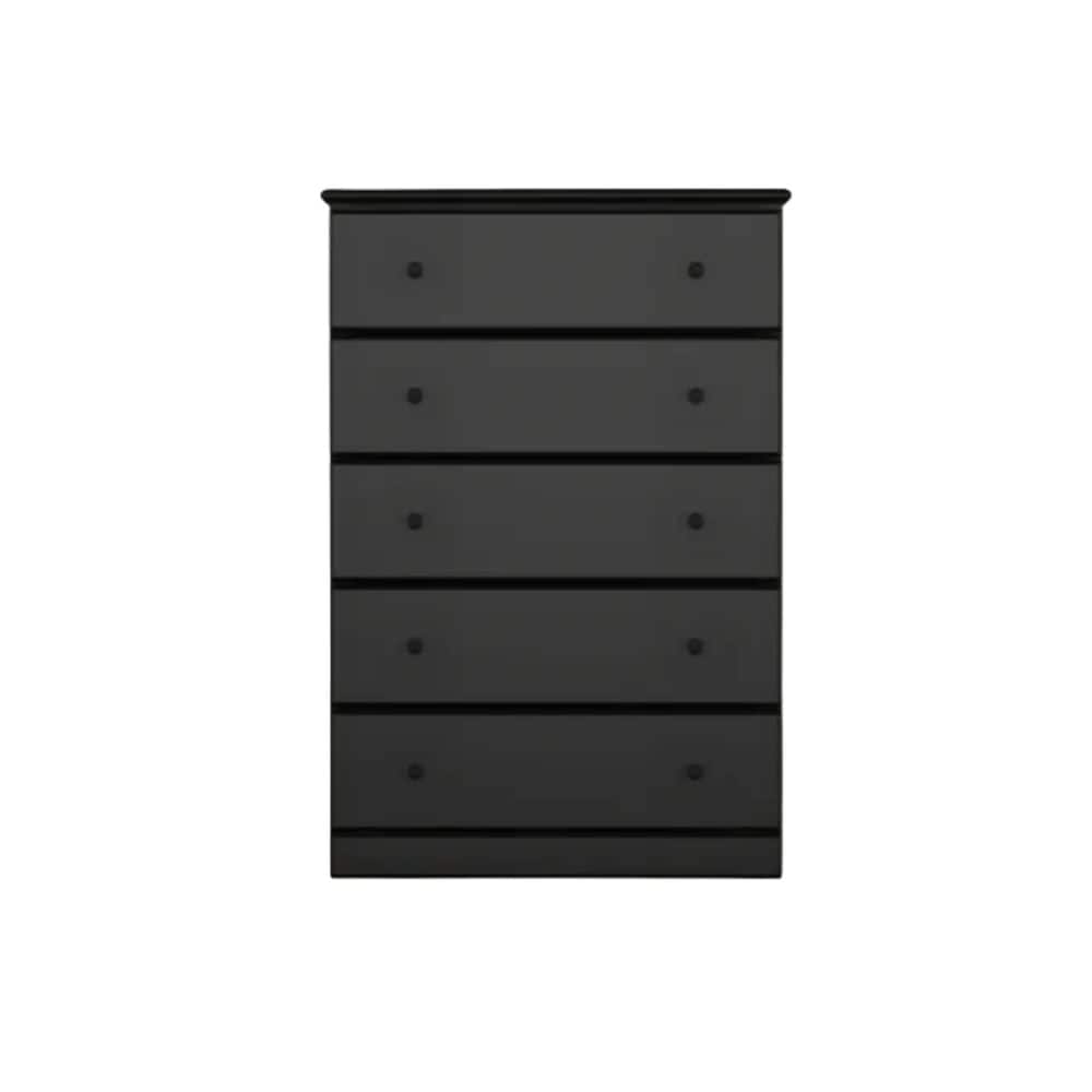 Lemoore 5-Drawer Chest in Black, , large