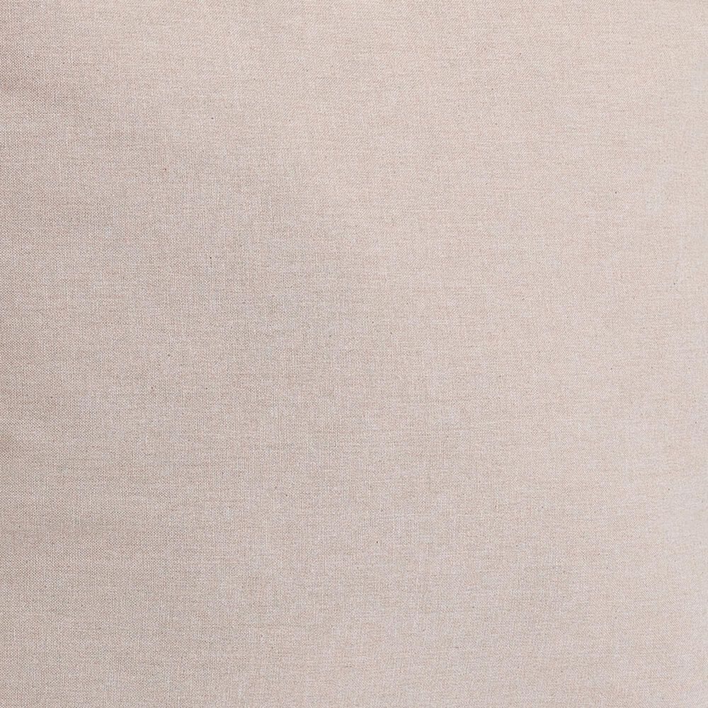 Twill 24&quot; Square Throw Pillow in Natural and Tan, , large