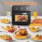 HOMLUX 13 Qt Air Fryer Toaster Oven in Black, , large