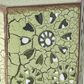 Hearth and Haven Galore 14" Outdoor Hexagon Metal Side Table with Sunburst Cut Out Design in Green, , large