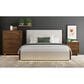Mayberry Hill Brisbane 2-Drawer Nightstand in Brown with Lighting and USB Port, , large