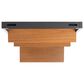 Safavieh Kamy 2-Shelf Leaning Desk in Natural/Charcoal, , large