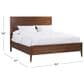 Riva Ridge Jasper King Panel Bed in Modern Walnut, , large