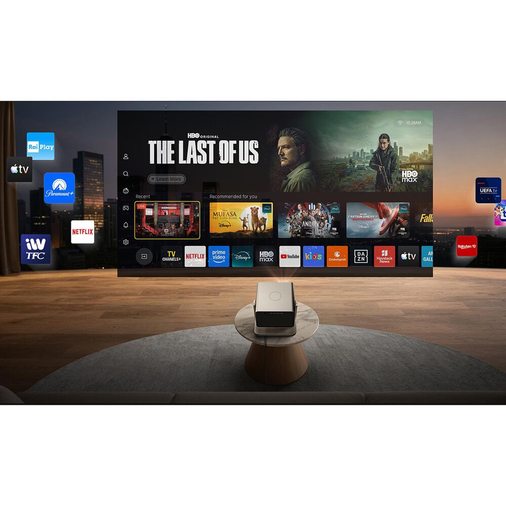 Hisense Triple Laser Mini Projector with 4000 ANSI Lumens in Gray, , large
