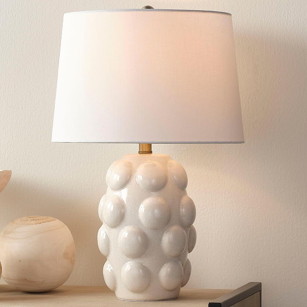 Splendor Living Quincyhall Table Lamp in Cream, , large