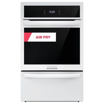 Frigidaire Gallery 24" Single Gas Wall Oven with Air Fry in White, , large