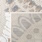 Safavieh Cabana CBN382F 5"3" x 7"7" Grey and Ivory Indoor/Outdoor Area Performance Rug, , large