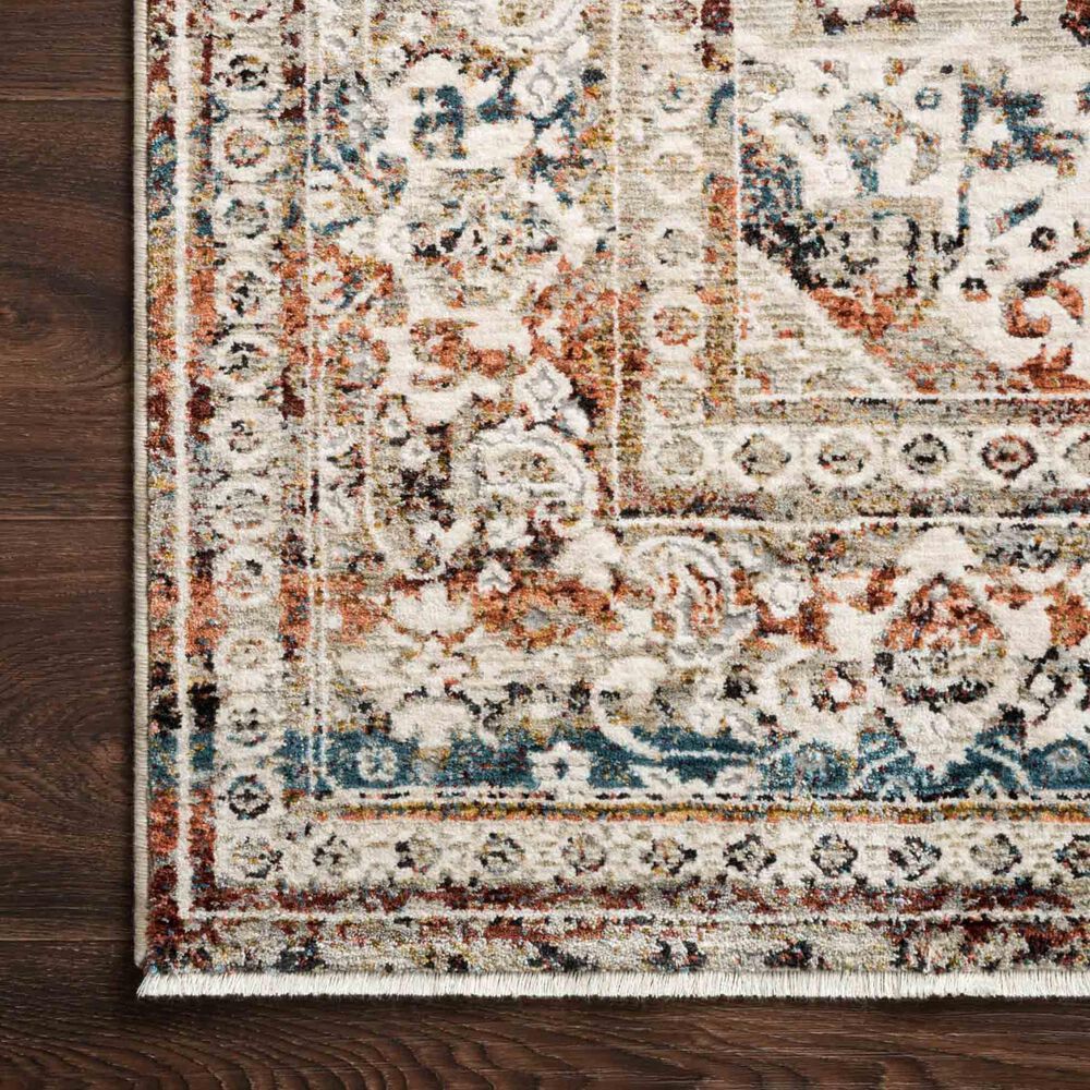 Loloi Theia THE-05 9&#39;5&quot; x 12&#39;10&quot; Taupe and Brick, , large