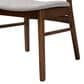 Baxton Studio Alston Side Chair with Grey Cushion in Walnut Brown (Set of 2), , large