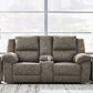Ashley Laresview Manual Reclining Loveseat in Fossil, , large