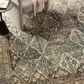 Magnolia Home Banks 2"3" x 3"9" Spice and Blue Area Rug, , large
