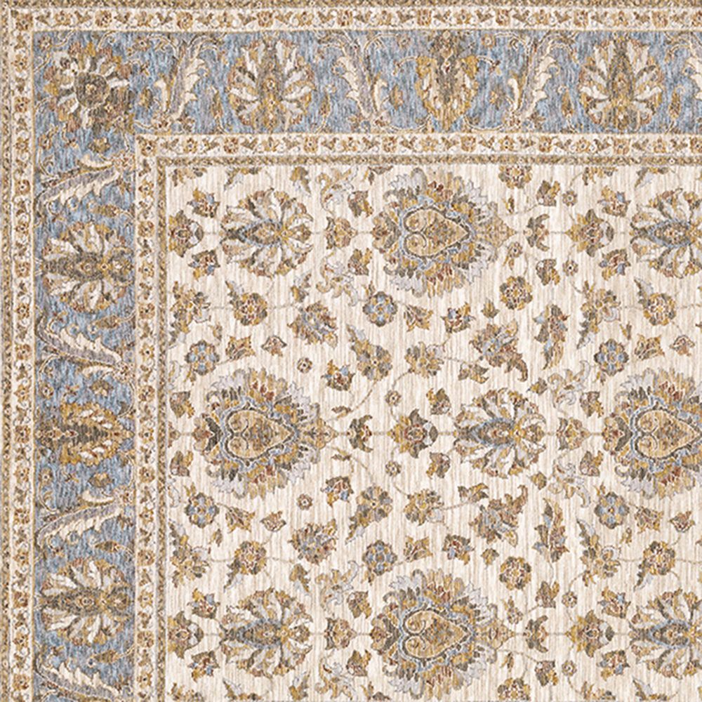 Oriental Weavers Maharaja Dakota 5091Z 2&#39; x 3&#39; Ivory and Blue Scatter Rug, , large