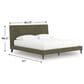 Ashley Chirason King Platform Bed in Sage Green, , large