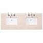 James Martin Vanities Brittany 60" Double Bathroom Vanity in Smokey Celadon with 3 cm Eternal Marfil Quartz Top and Rectangular Sinks, , large