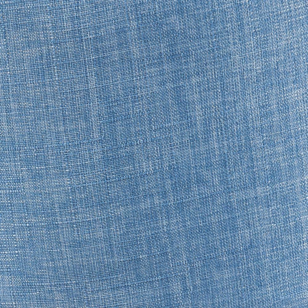 Armen Living Summer Arm Chair with Blue Upholstery in Oak, , large
