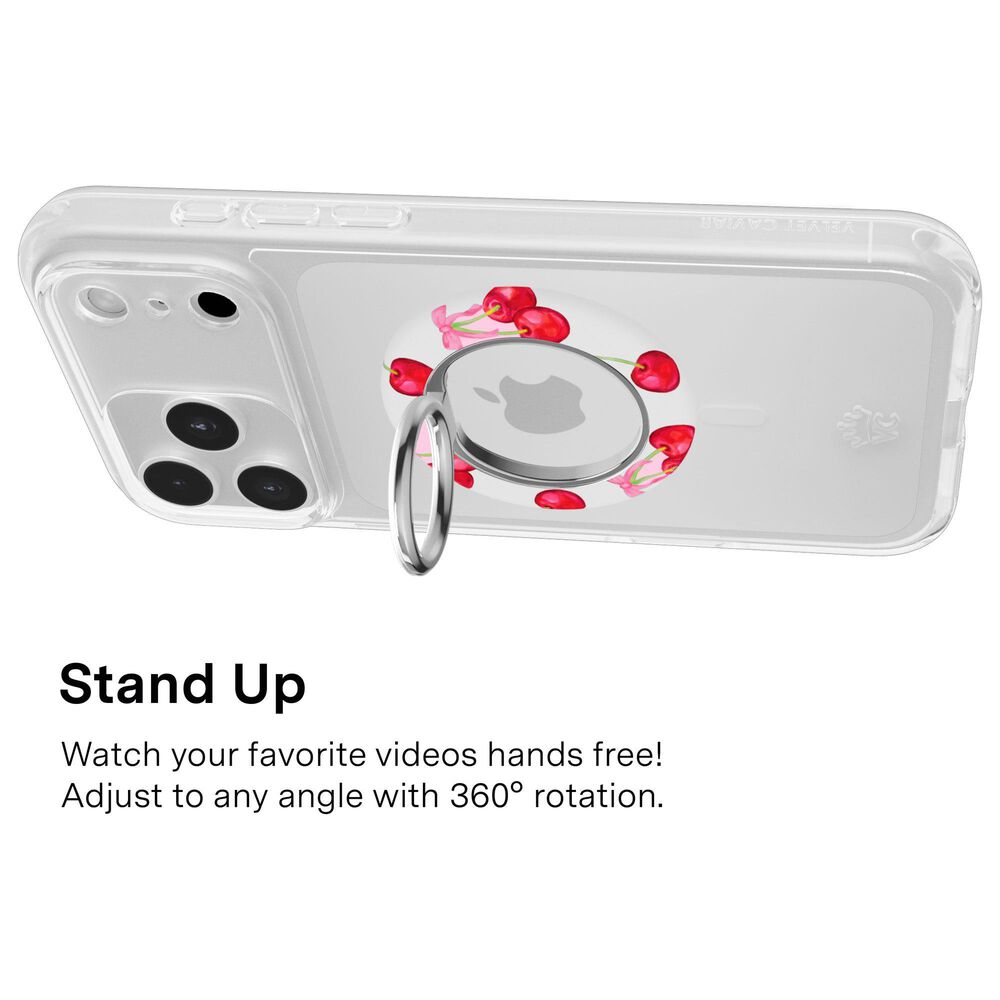 Velvet Caviar Gift Set with MagSafe Wallet, Grip Ring, Phone Charm in Sweet Cherry, , large