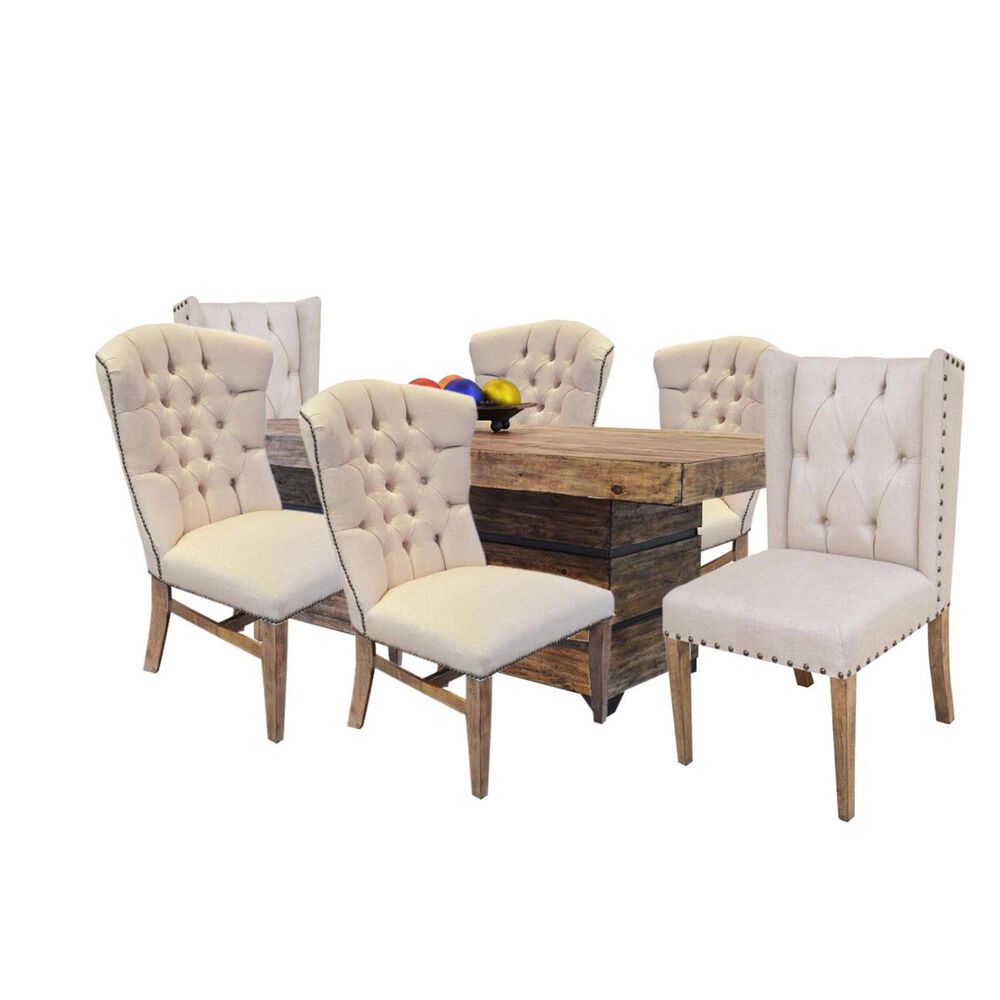Urban Roads La Jolla 7-Piece Dining Set in Brazilian Pine, , large