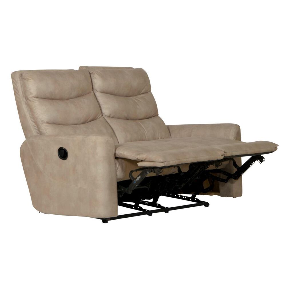 Catnapper Gill Manual Reclining Loveseat in Putty, , large