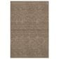 Dalyn Rug Company Soft Essentials Solid Mocha 3" x 5" Area Rug, , large