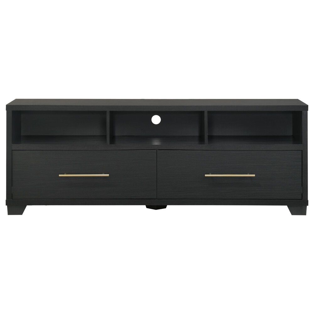Everly Living Elif 60" TV Stand in Black, , large