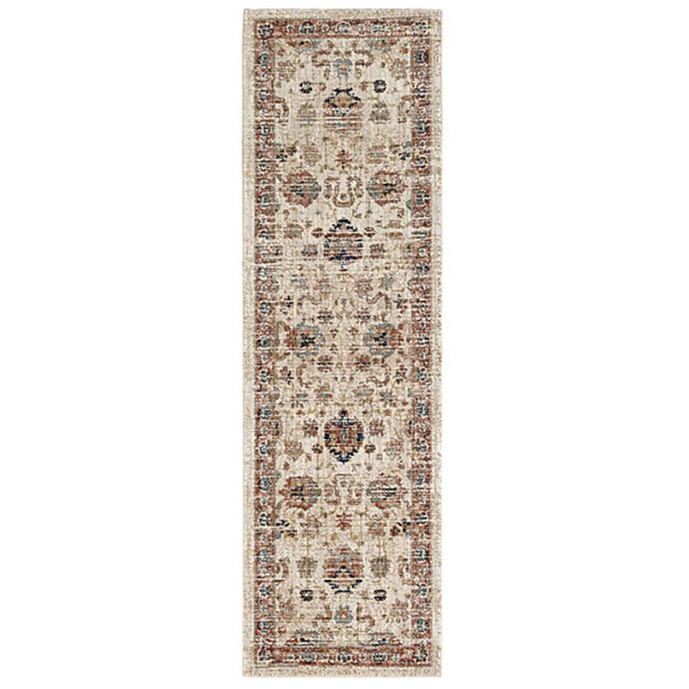 Karastan Spice Market 91199-70033 2"4" x 7"10" Koyna Cream Runner, , large