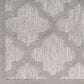 Nourison Easy Care 8" x 10" Silver Grey Indoor/Outdoor Area Rug, , large