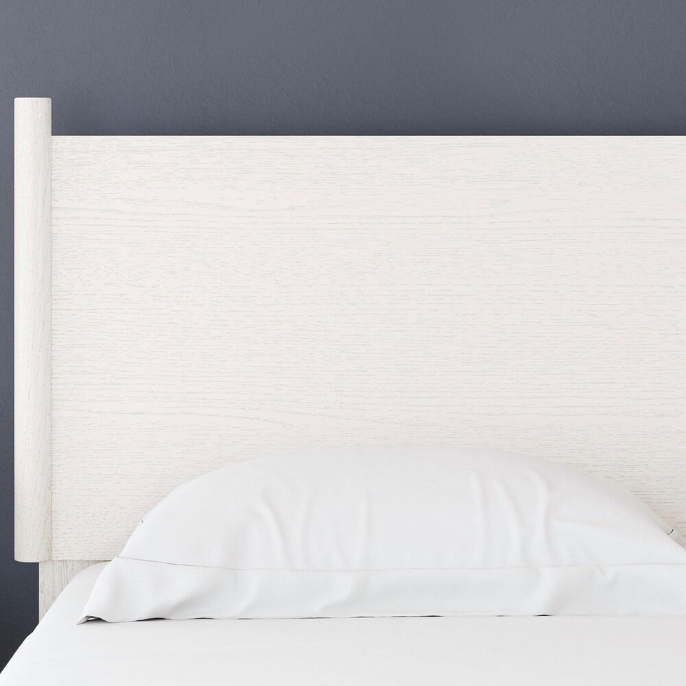 Ashley Aprilyn Queen Panel Headboard in White, , large