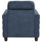 LumiSource Willow Accent Chair in Blue, , large