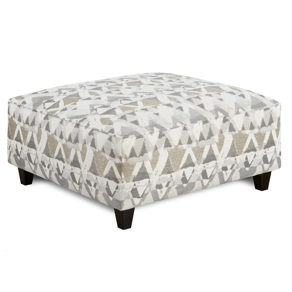 Xenia Cocktail Ottoman in Mountain View Cement, , large
