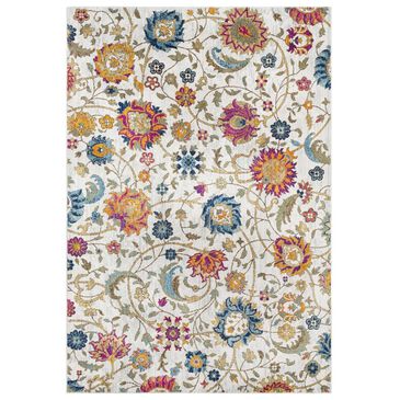 Surya Harput HAP-1074 2" x 3" Saffron, Teal and Gray Scatter Rug, , large